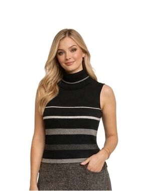 Sweater Project Sleeveless Turtleneck Sweater